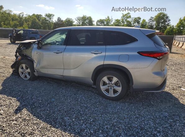 5TDBBRCH4MS531990 2021 TOYOTA HIGHLANDER Silver Задня ліва чверть