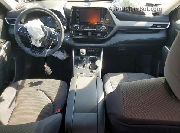 5TDBBRCH4MS531990 2021 TOYOTA HIGHLANDER Silver Вид панелі приладів