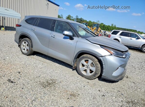 5TDBBRCH4MS531990 2021 TOYOTA HIGHLANDER Silver Передня права чверть