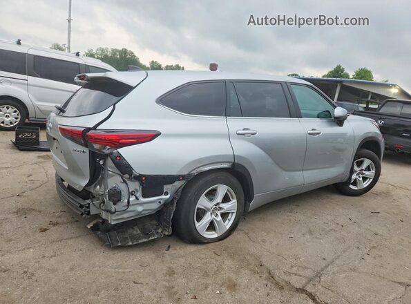 5TDBBRCH5PS579728 2023 TOYOTA HIGHLANDER Silver Задня права чверть