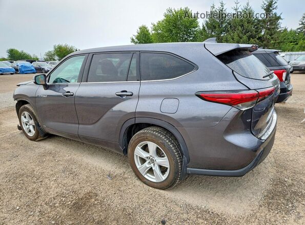5TDBBRCH7LS506757 2020 TOYOTA HIGHLANDER Gray Trasero izquierdo