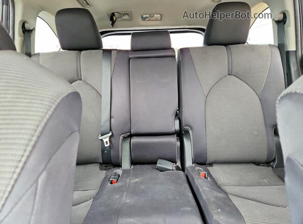 5TDBBRCH7LS506757 2020 TOYOTA HIGHLANDER Gray Vista de los asientos traseros