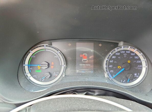 5TDBBRCH7LS506757 2020 TOYOTA HIGHLANDER Gray Vista del cuadro de instrumentos