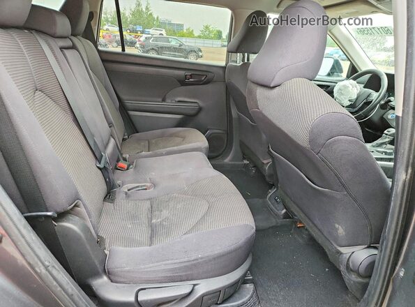 5TDBBRCH7LS506757 2020 TOYOTA HIGHLANDER Gray Vista interior trasera
