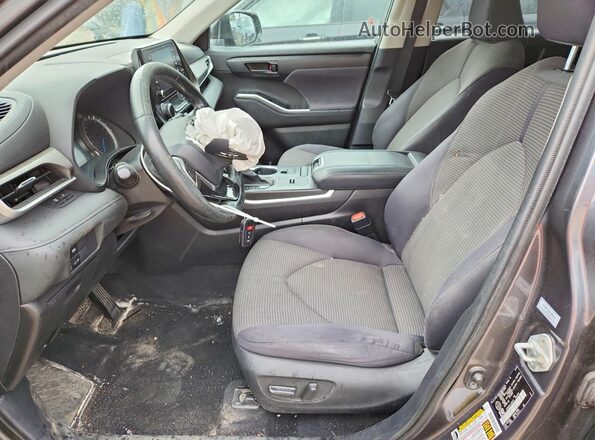 5TDBBRCH7LS506757 2020 TOYOTA HIGHLANDER Gray Vista interior delantera