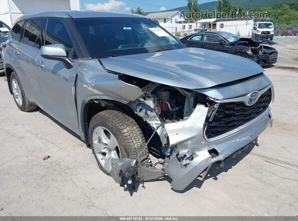 5TDBBRCH8LS506458 2020 TOYOTA HIGHLANDER Silver წინა ხედი
