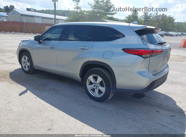 5TDBBRCH8LS506458 2020 TOYOTA HIGHLANDER Silver უკანა მარცხენა