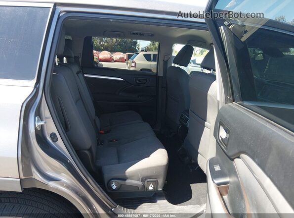 5TDBGRFH1HS022541 2017 TOYOTA HIGHLANDER HYBRID Gray VIN sticker view