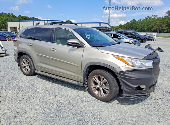 5TDBKRFH0GS313044 2016 TOYOTA HIGHLANDER Gold Առջևի աջ