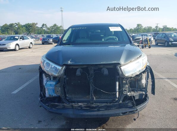 5TDBKRFH0GS325436 2016 TOYOTA HIGHLANDER Green Սարքավորումների վահանակի տեսք