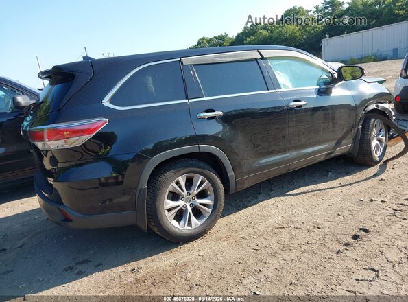 5TDBKRFH1GS262847 2016 TOYOTA HIGHLANDER Черный Задняя правая четверть