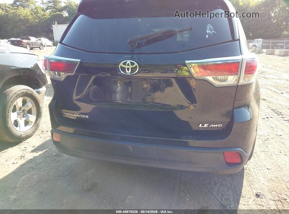 5TDBKRFH1GS262847 2016 TOYOTA HIGHLANDER Черный 