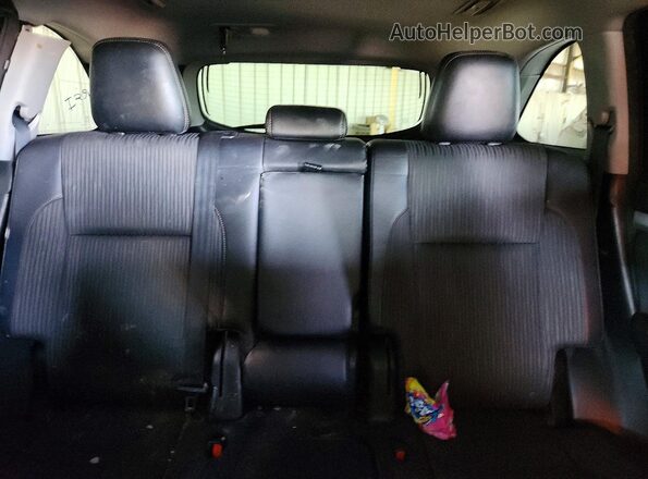 5TDBKRFH1GS299591 2016 TOYOTA HIGHLANDER Black Widok tylnych siedzeń