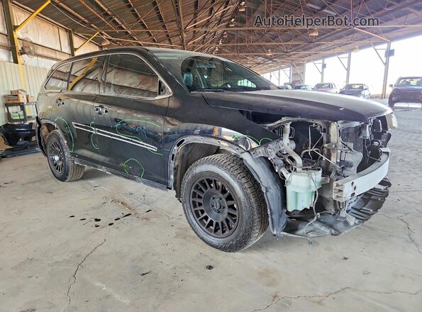5TDBKRFH1GS299591 2016 TOYOTA HIGHLANDER Black Przód prawy