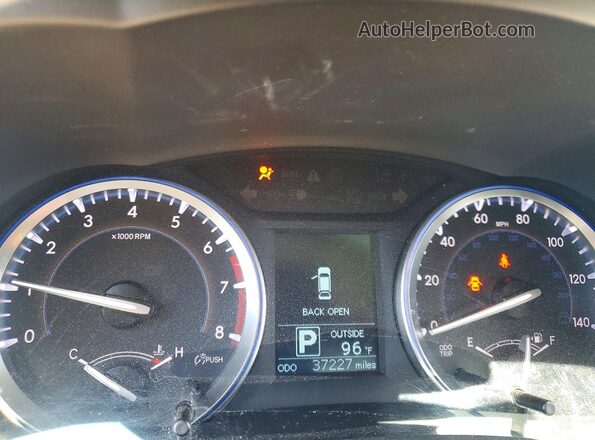 5TDBKRFH3GS340402 2016 TOYOTA HIGHLANDER Gray Widok zestawu wskaźników