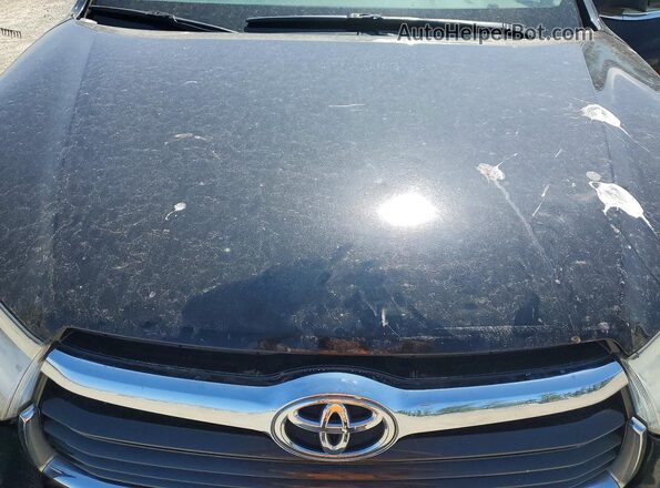 5TDBKRFH4GS280856 2016 TOYOTA HIGHLANDER Black Engine compartment view