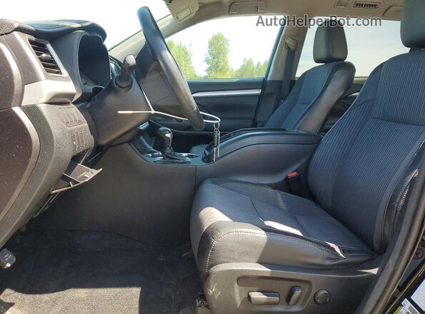5TDBKRFH4GS280856 2016 TOYOTA HIGHLANDER Black Front interior view