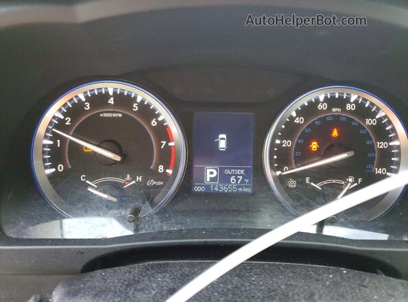 5TDBKRFH7GS314207 2016 TOYOTA HIGHLANDER Blue Vista del cuadro de instrumentos