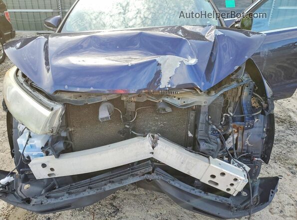 5TDBKRFH7GS314207 2016 TOYOTA HIGHLANDER Blue Vista del compartimento del motor