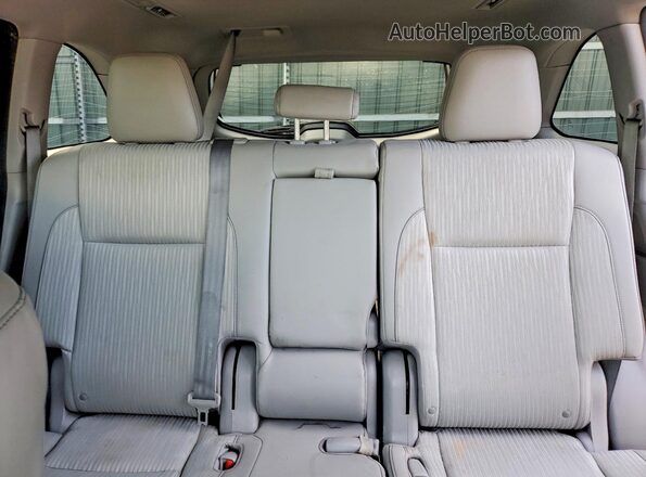 5TDBKRFH7GS314207 2016 TOYOTA HIGHLANDER Blue Vista de los asientos traseros