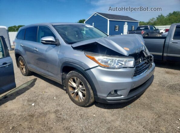 5TDBKRFH8GS326768 2016 TOYOTA HIGHLANDER Gray Передня права чверть