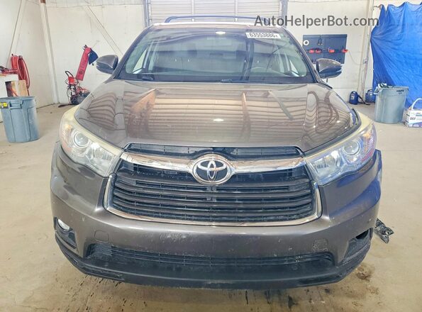 5TDBKRFHXGS293840 2016 TOYOTA HIGHLANDER Серый Вид спереди