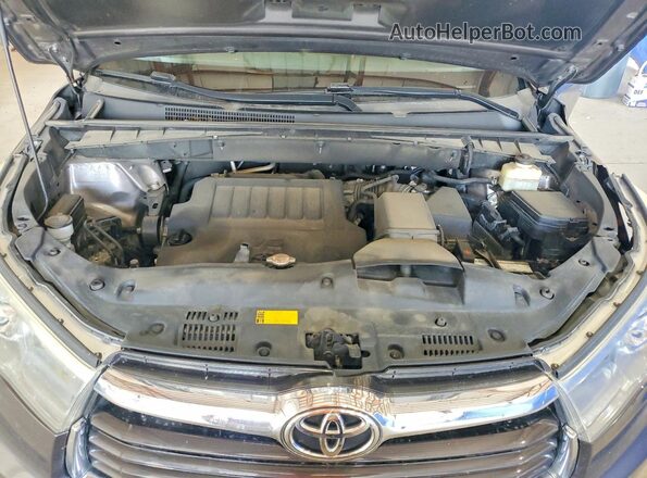 5TDBKRFHXGS293840 2016 TOYOTA HIGHLANDER Серый Вид подкапотного пространства