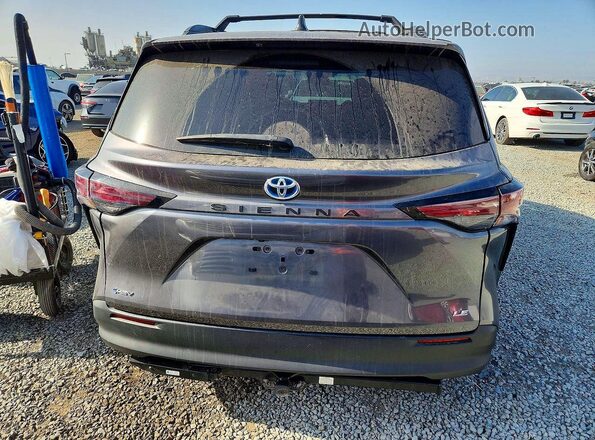 5TDBRKEC0SS247693 2025 TOYOTA SIENNA Gray Вид ззаду
