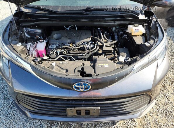 5TDBRKEC0SS247693 2025 TOYOTA SIENNA Gray Вид підкапотного простору