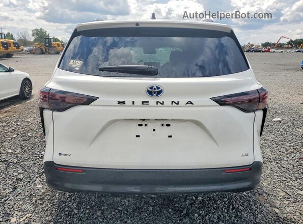 5TDBRKEC0SS285778 2025 TOYOTA SIENNA White Вид ззаду