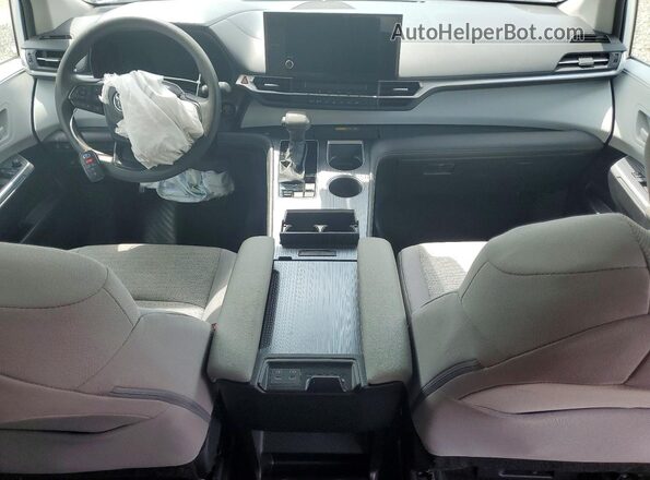 5TDBRKEC0SS285778 2025 TOYOTA SIENNA White Вид панелі приладів