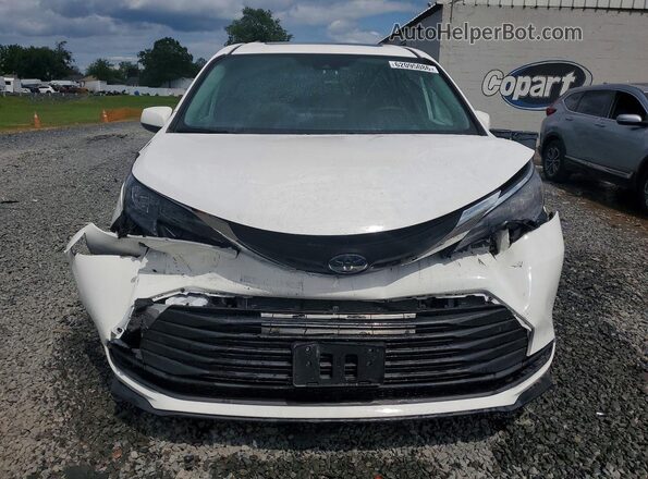 5TDBRKEC0SS285778 2025 TOYOTA SIENNA White Вид спереду
