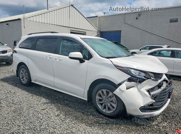 5TDBRKEC0SS285778 2025 TOYOTA SIENNA White Передня права чверть
