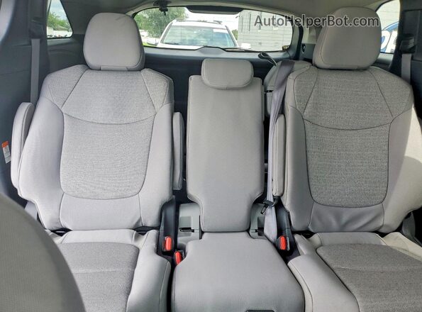 5TDBRKEC0SS285778 2025 TOYOTA SIENNA White Вид задніх сидінь
