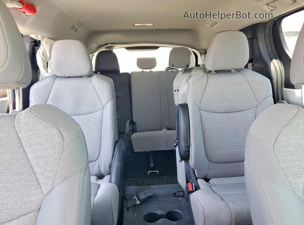 5TDBRKEC1SS253423 2025 TOYOTA SIENNA White Rear seats view