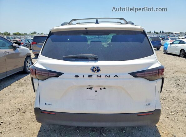 5TDBRKEC1SS253423 2025 TOYOTA SIENNA White Rear view