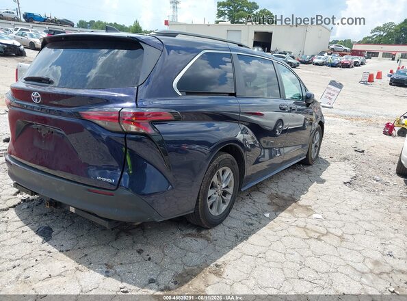 5TDBRKEC4MS032420 2021 TOYOTA SIENNA Blue Tył prawy