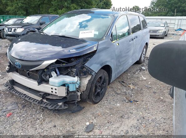 5TDBRKEC4MS032420 2021 TOYOTA SIENNA Blue Przód lewy