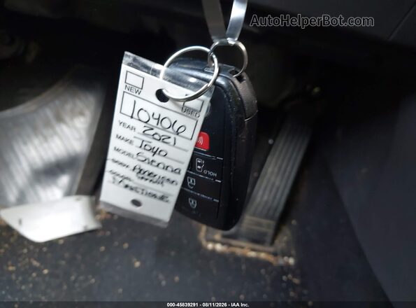 5TDBRKEC4MS032420 2021 TOYOTA SIENNA Blue Widok deski rozdzielczej