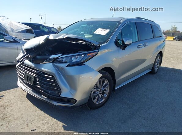 5TDBRKEC5RS217924 2024 TOYOTA SIENNA Gray წინა მარცხენა ხედი სამი მეოთხედიდან