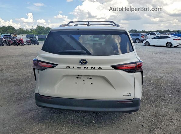5TDBRKEC6MS028482 2021 TOYOTA SIENNA White Widok zestawu wskaźników