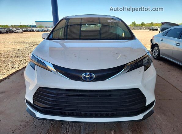 5TDBRKEC7SS287589 2025 TOYOTA SIENNA White Вид спереду