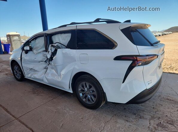 5TDBRKEC7SS287589 2025 TOYOTA SIENNA White Задня ліва чверть