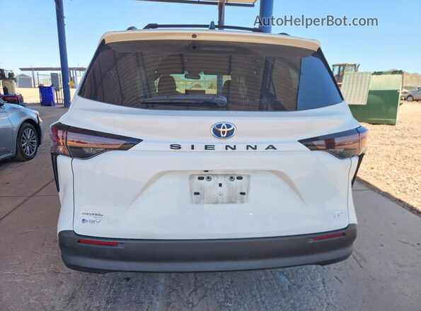 5TDBRKEC7SS287589 2025 TOYOTA SIENNA White Вид ззаду