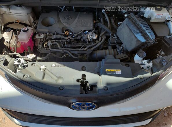 5TDBRKEC7SS287589 2025 TOYOTA SIENNA White Вид підкапотного простору