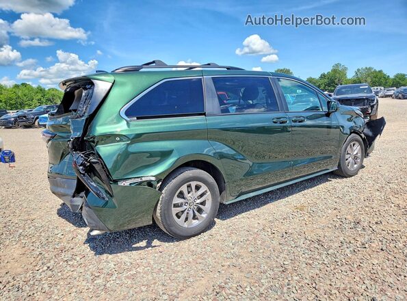 5TDBRKEC8SS240846 2025 TOYOTA SIENNA Green Rear right