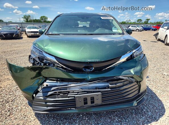 5TDBRKEC8SS240846 2025 TOYOTA SIENNA Green Front view