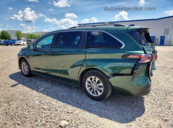 5TDBRKEC8SS240846 2025 TOYOTA SIENNA Green Rear left
