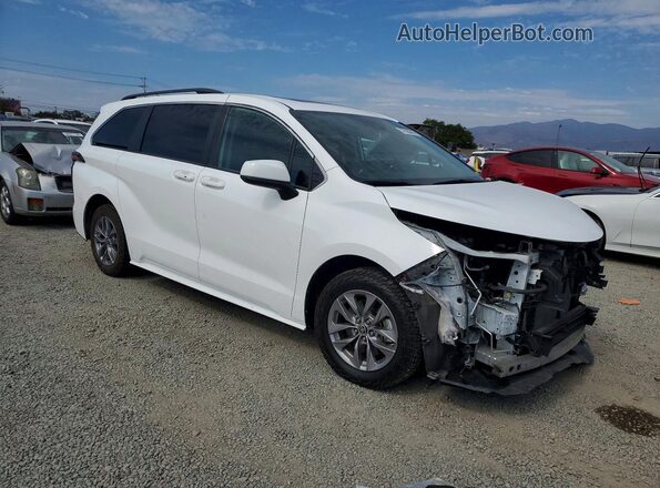 5TDBRKECXNS076505 2022 TOYOTA SIENNA White წინა მარჯვენა