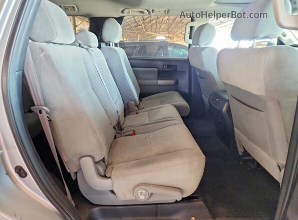 5TDBW5G11GS133019 2016 TOYOTA SEQUOIA Silver Rear interior view